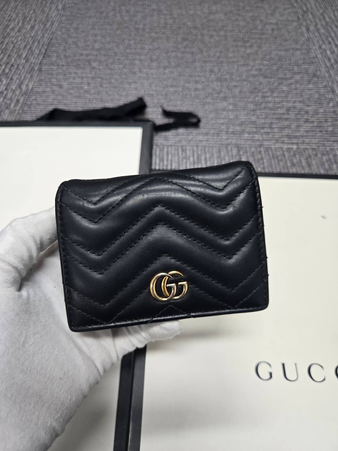 [특가][정품]구찌 마몬트 마틀라세 반지갑 상품이미지1