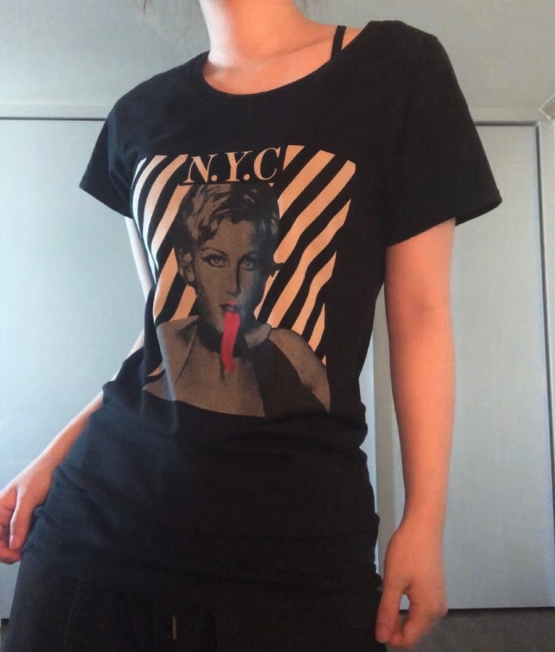 HYSTERIC GLAMOUR NYC 루즈핏 반팔티 상품이미지2