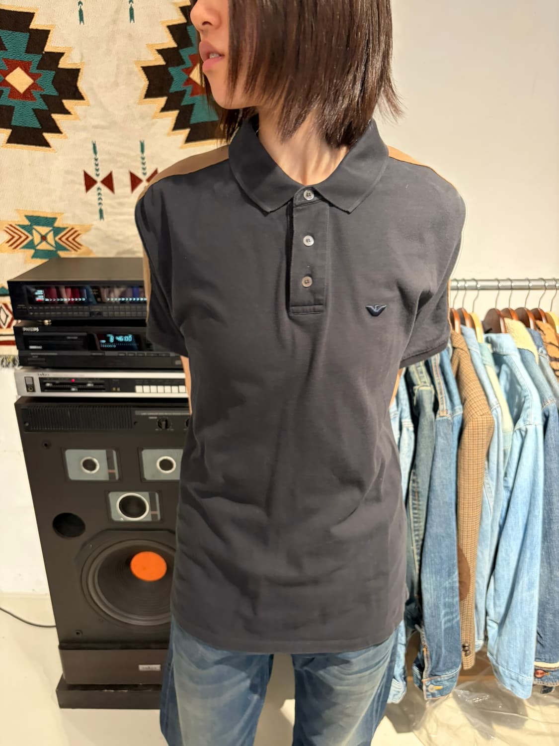 Emporio Armani 반팔 카라 티셔츠 상품이미지1