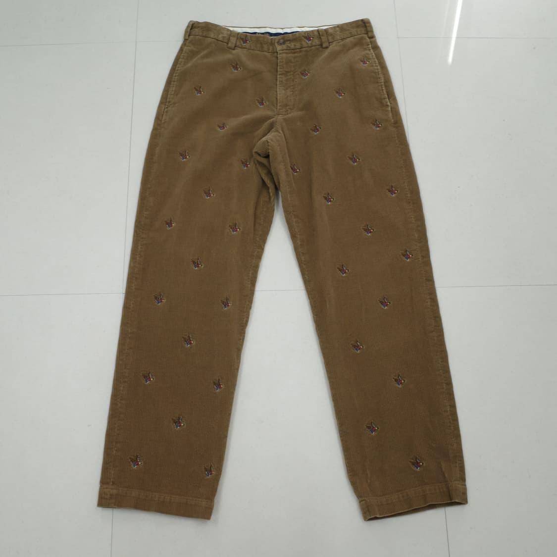 브룩스 브라더스 허드슨 오리 자수 코듀로이 팬츠 W34  상품이미지2