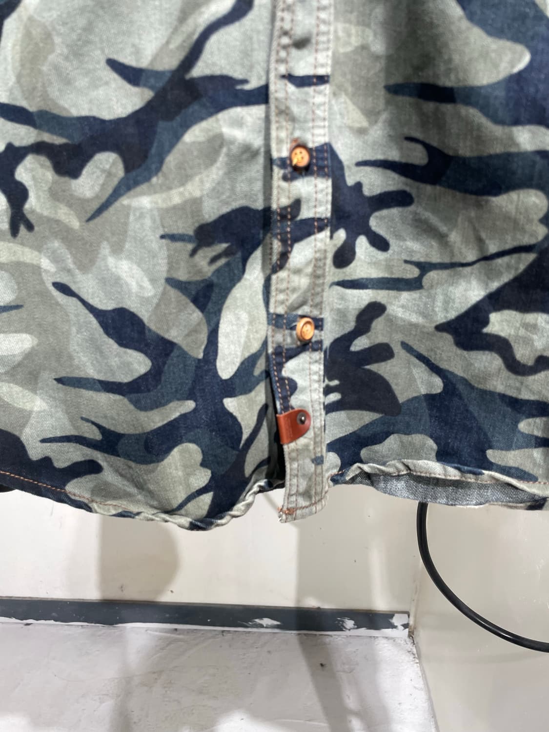 버카루 카모패턴 웨스턴 셔츠 상품이미지4