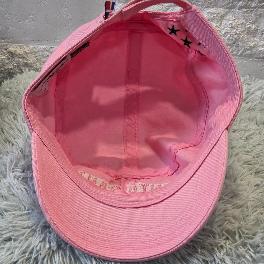 p7-8:FAiST ACCESSORY 핑크 밀리터리 캡(free)
 상품이미지6