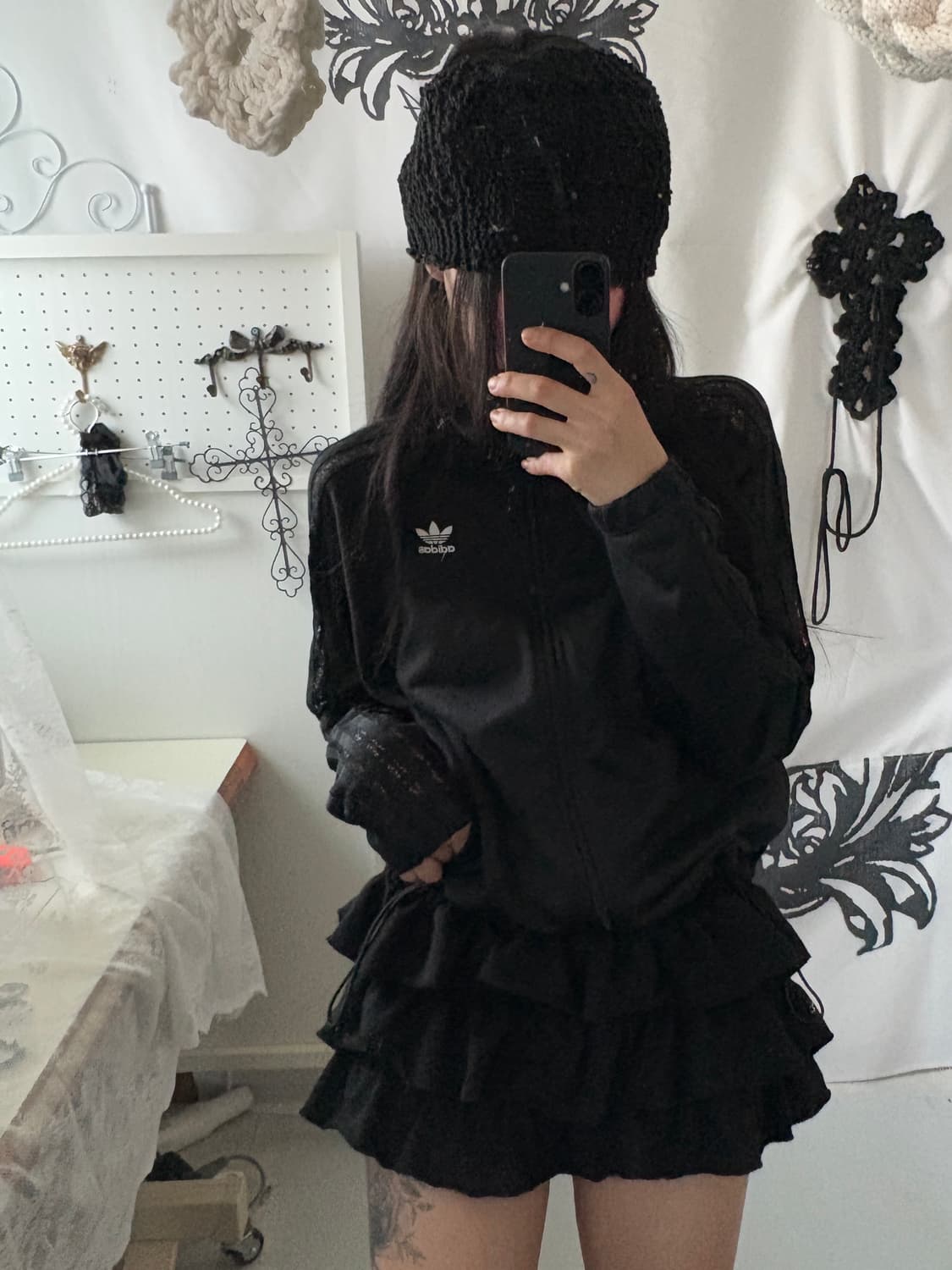 • Adidas Black Lace Three-Line Firebird  상품이미지2