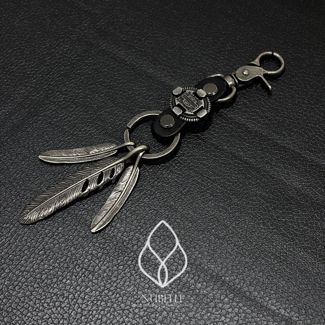🌗 Harley feather keyring / 빈티지 깃털 키링 상품이미지2