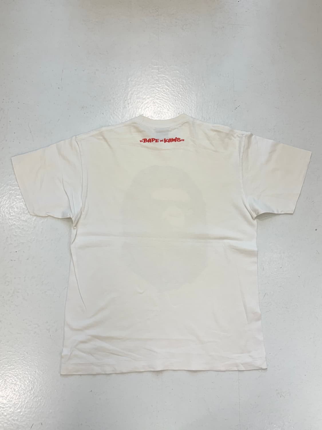 Bape x Kaws Skull Sta Head 티셔츠 상품이미지4