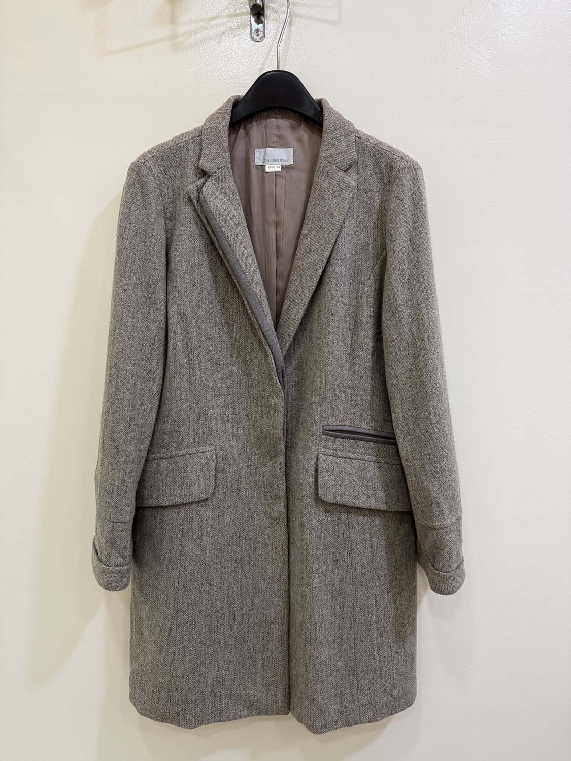 손정완 헤링본 자켓 봄코트(정품) 상품이미지1