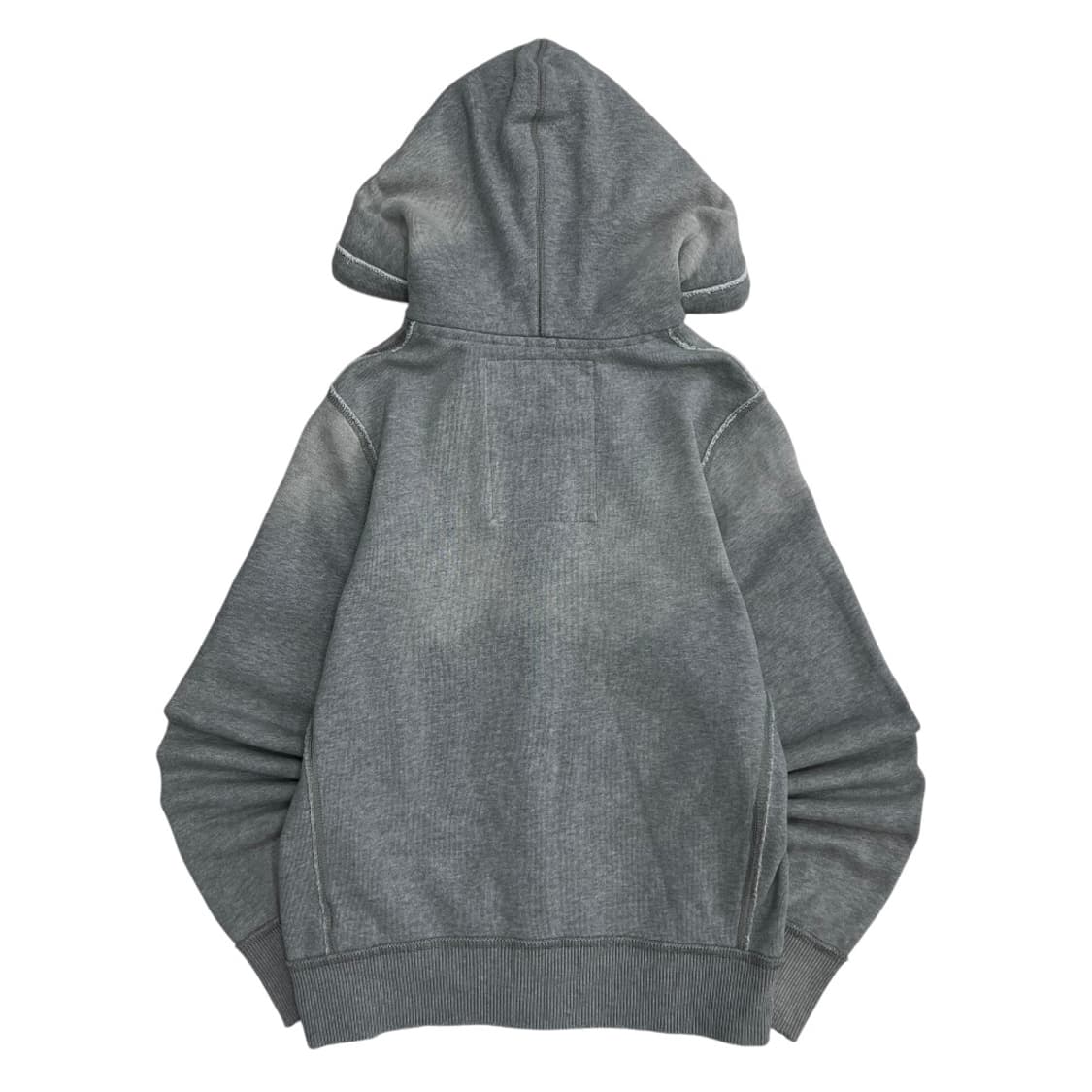 아베크롬비 와인 센터로고 그레이 후드집업 M 상품이미지4