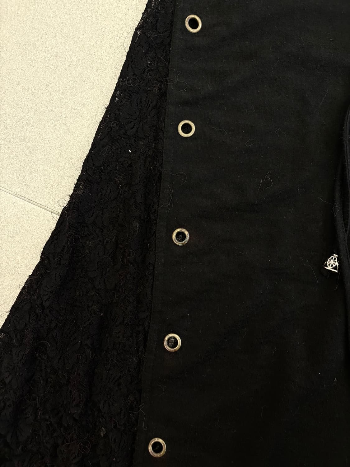 레이스 아일렛 롱스커트 상품이미지4