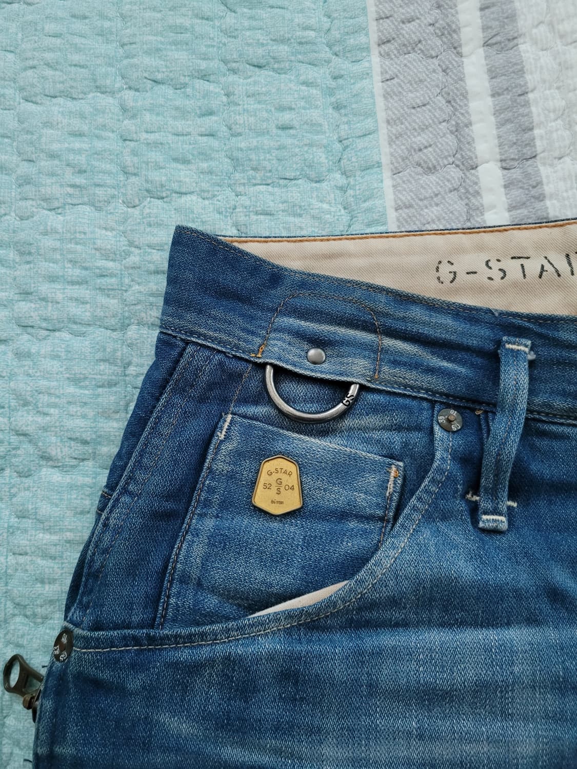 지스타로우 Gstarraw. 뉴릴리3D루즈테이퍼드연청워싱진 29사이즈. 상품이미지2