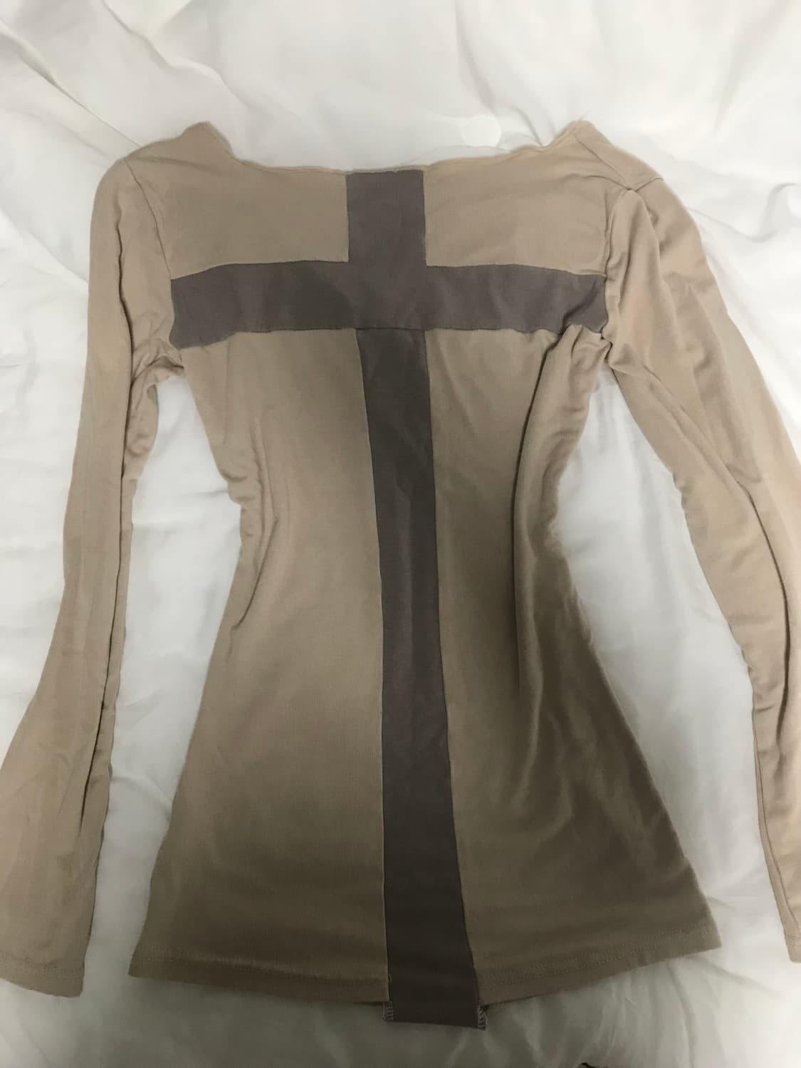 빈티지 이태리 양가죽 자켓 십자가 롱슬리브 벨트 펑크 y2k 라이더 상품이미지4