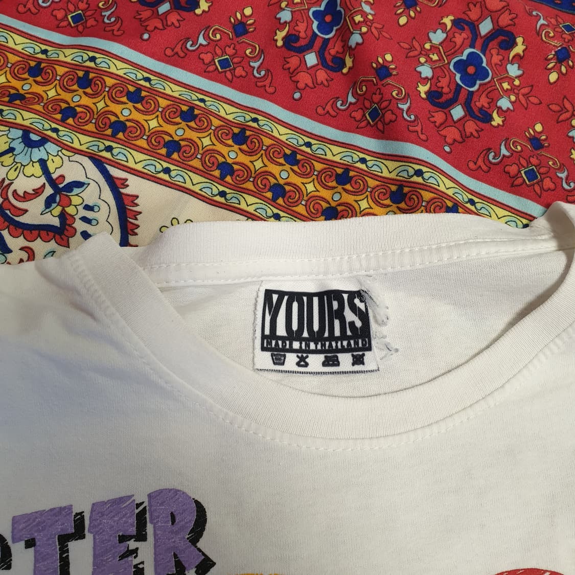 드래곤볼 무천도사 카툰 프린팅 티셔츠 상품이미지3