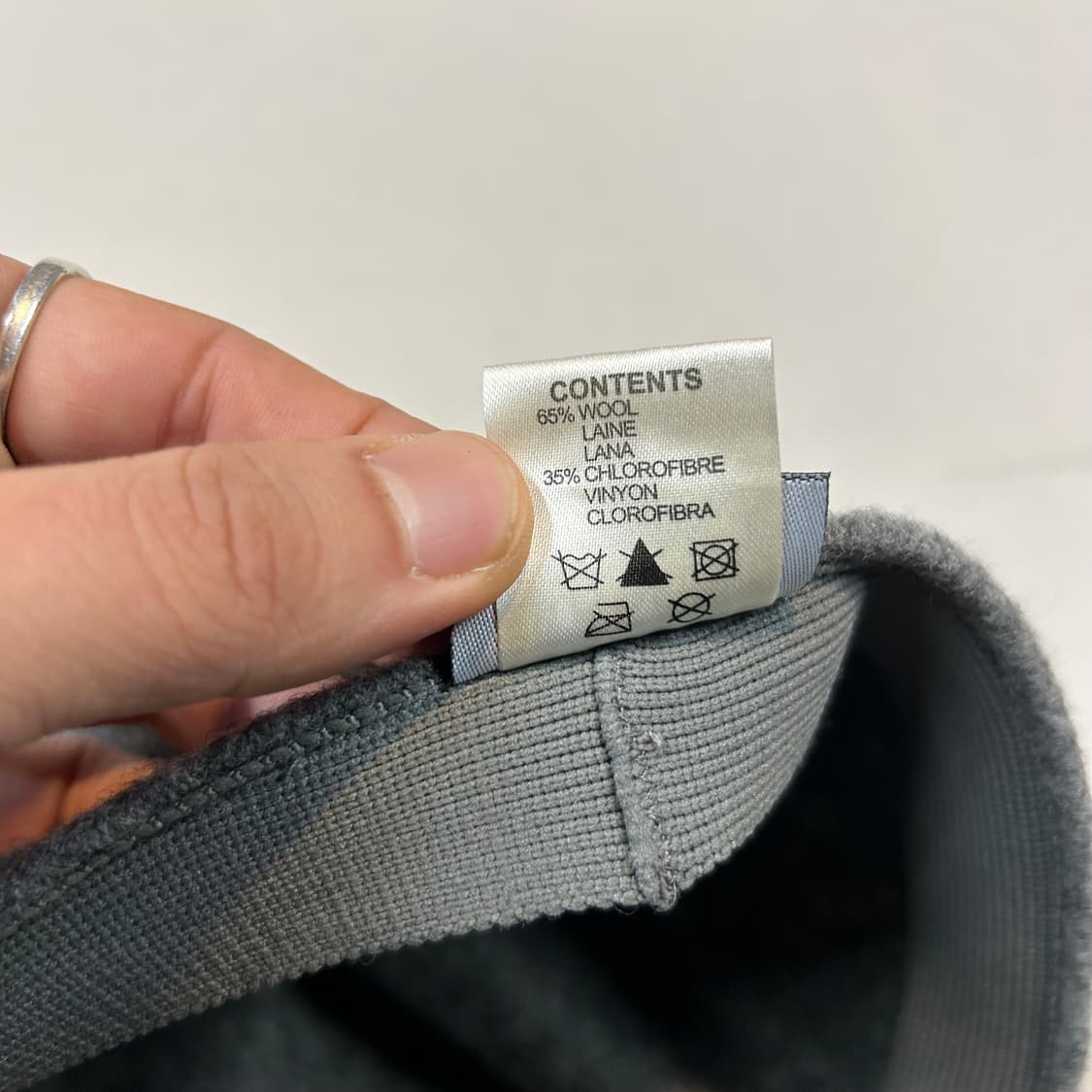 캉골 헌팅캡 모자 울소재 그레이 상품이미지9