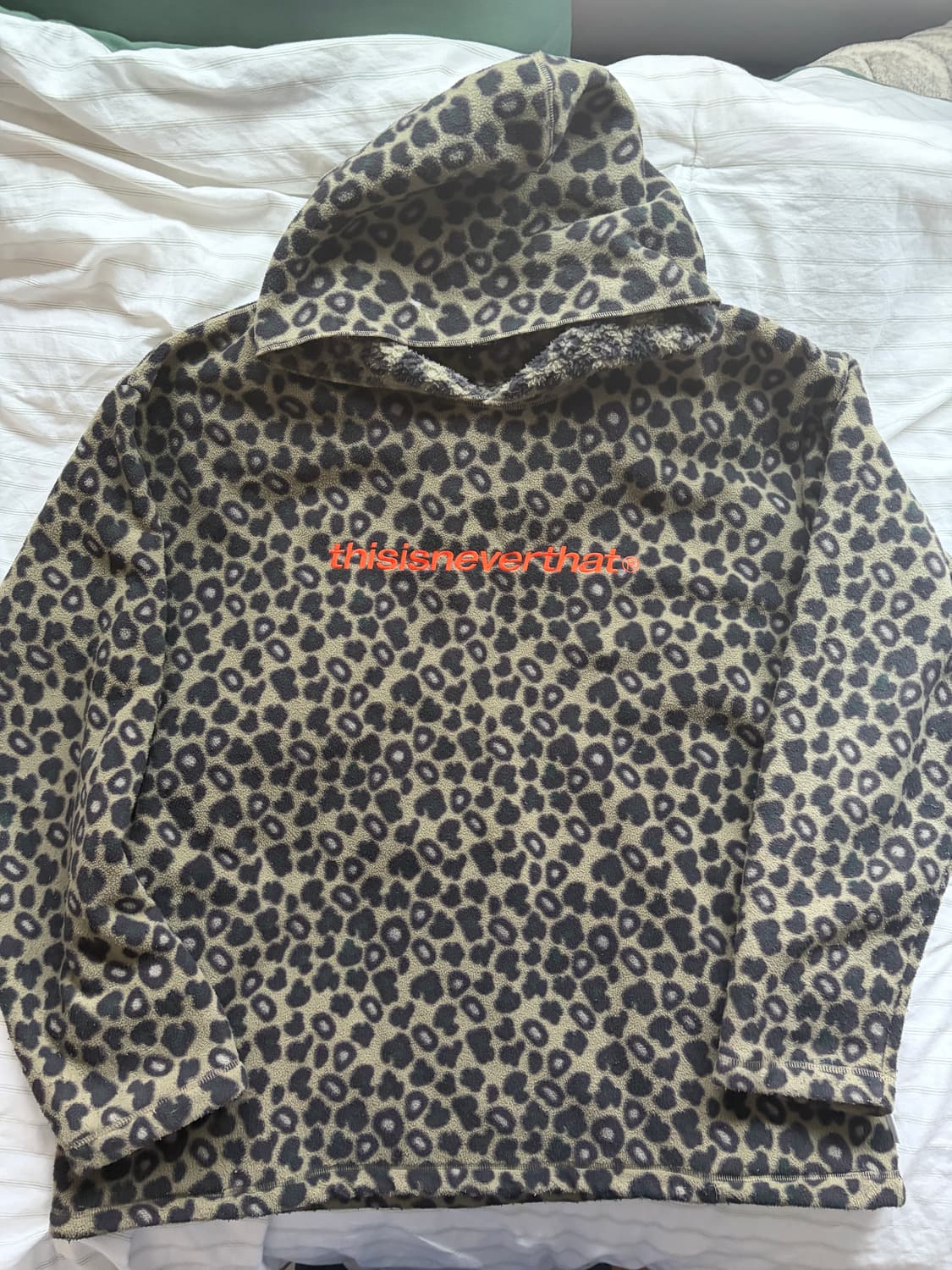 18FW Thisisneverthat 레오파드 후드플리스  상품이미지3