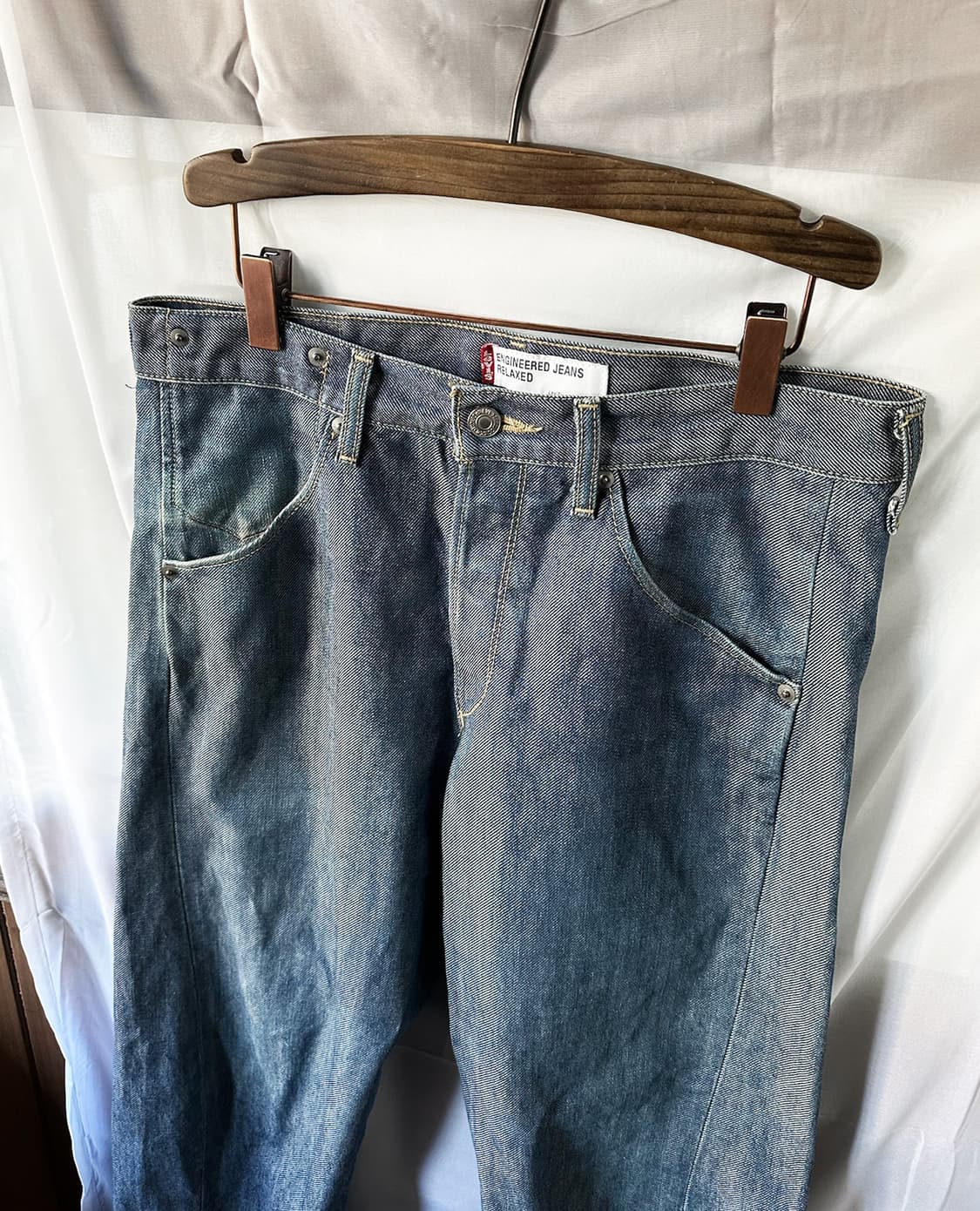 LEVI'S engineered relaxed blue jeans w30 상품이미지7