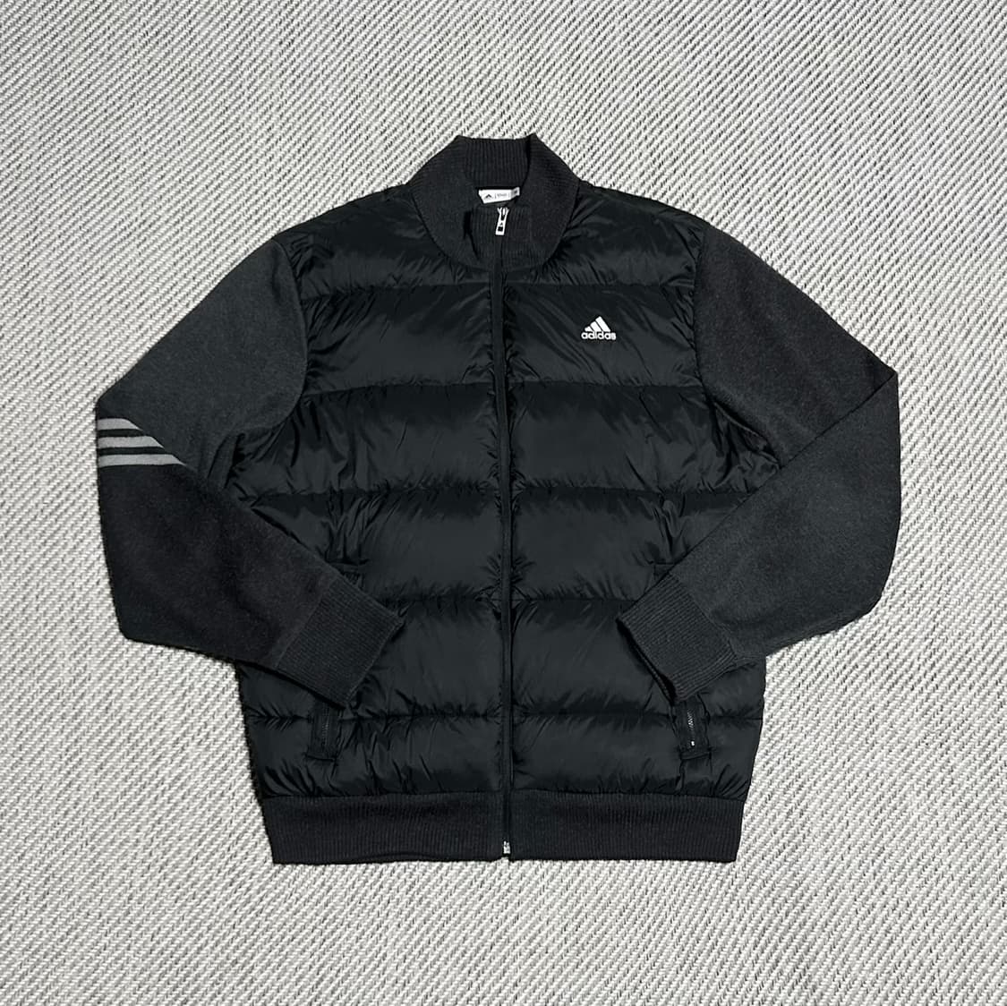 [XL] adidas 아디다스 다운 니트 패딩 집업 자켓 상품이미지1