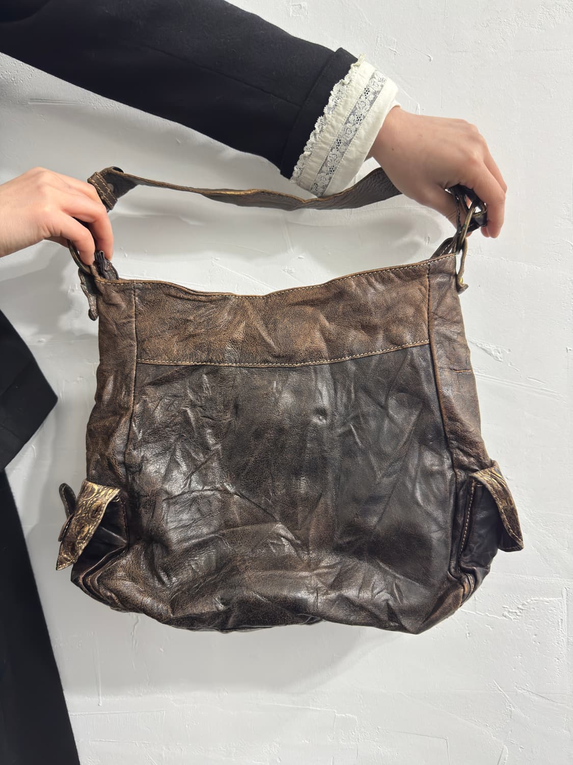 marco buggiani genuine leather bag 상품이미지7