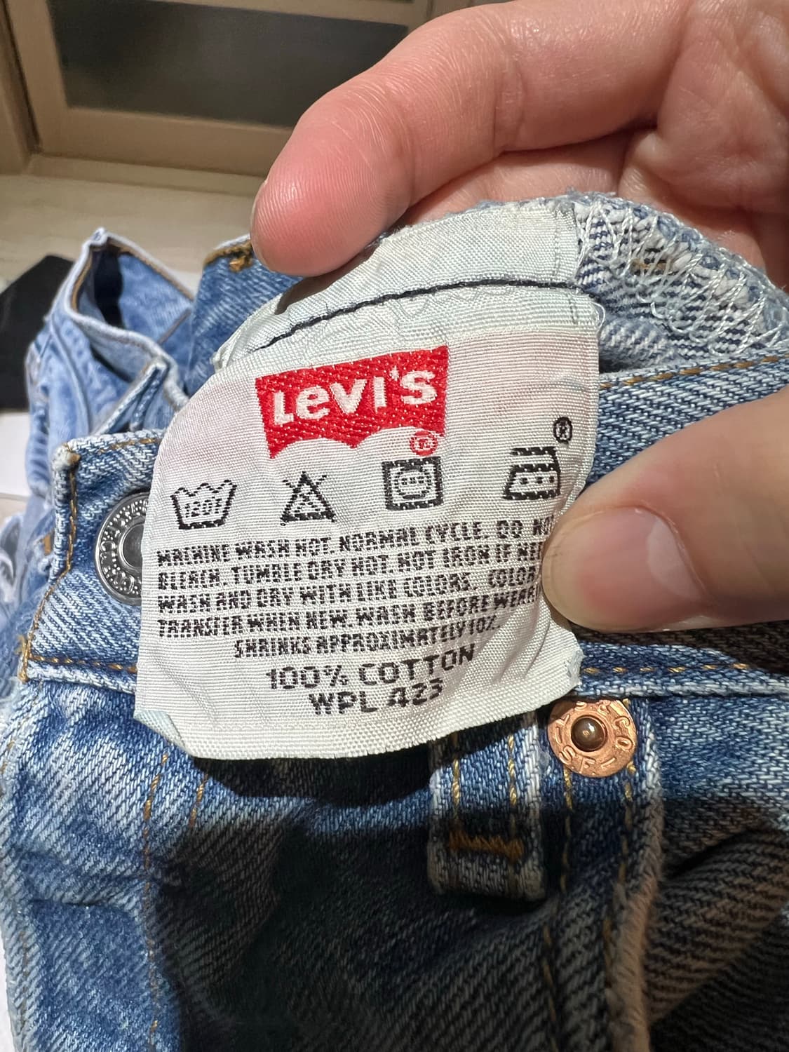 리바이스/ 빈티지 501 xx 연청 데님 팬츠 / 29-30 상품이미지6