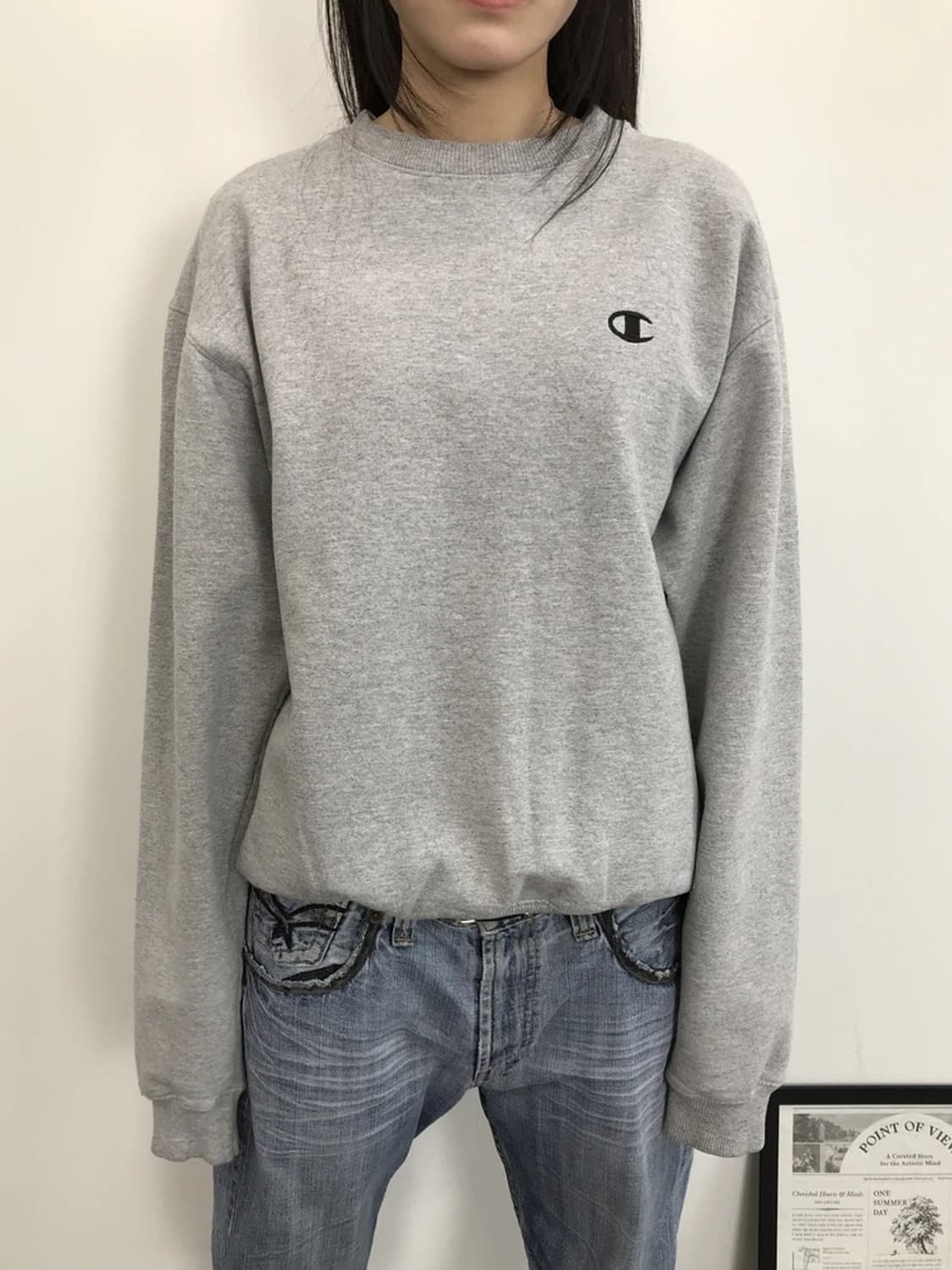 Champion Eco Logo Sweatshirt 상품이미지2