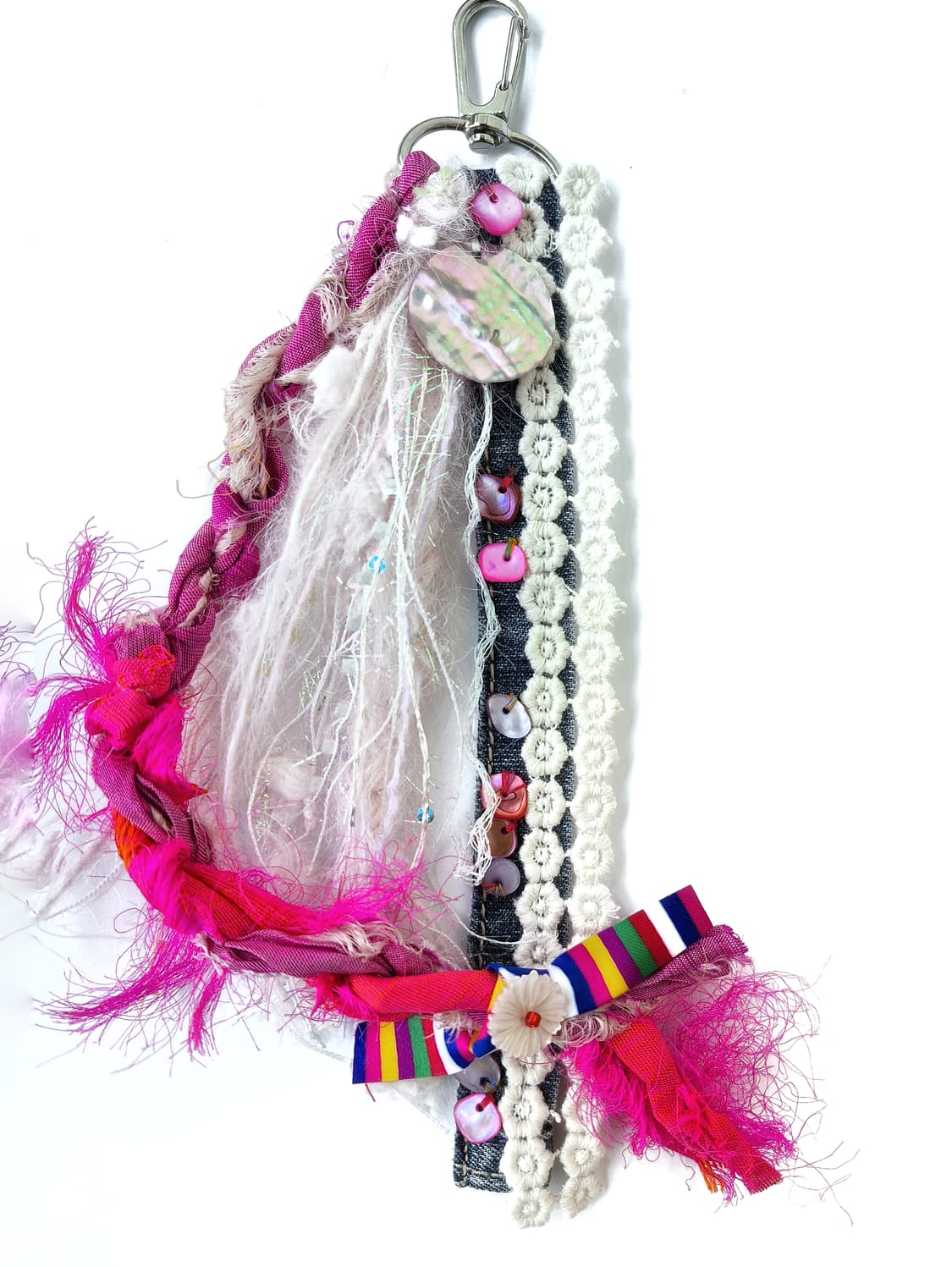 [키링] Motherofpearl Magenta keychain 상품이미지1