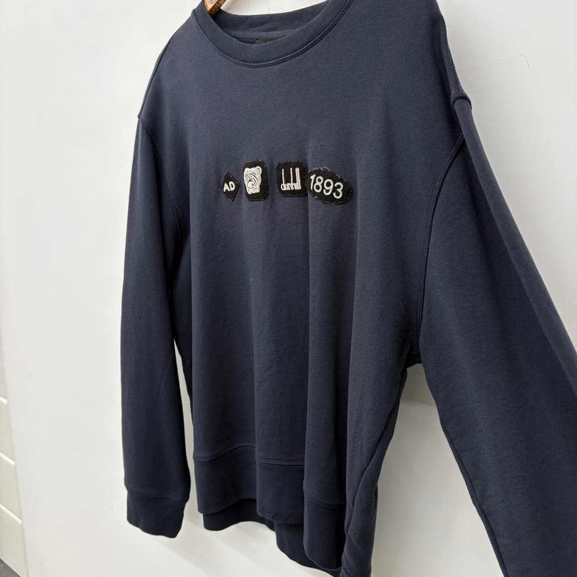 던힐 맨투맨 패치 장식 남XL 상품이미지5