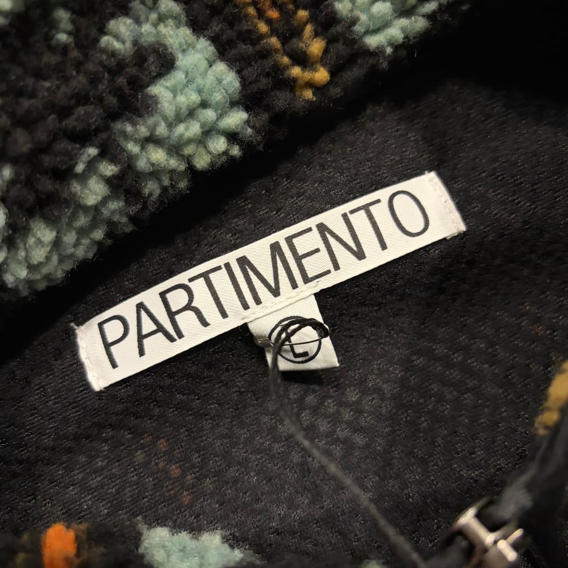 [L] 파르티멘토 에스닉 패턴 뽀글이 플리스 자켓 C722 상품이미지5