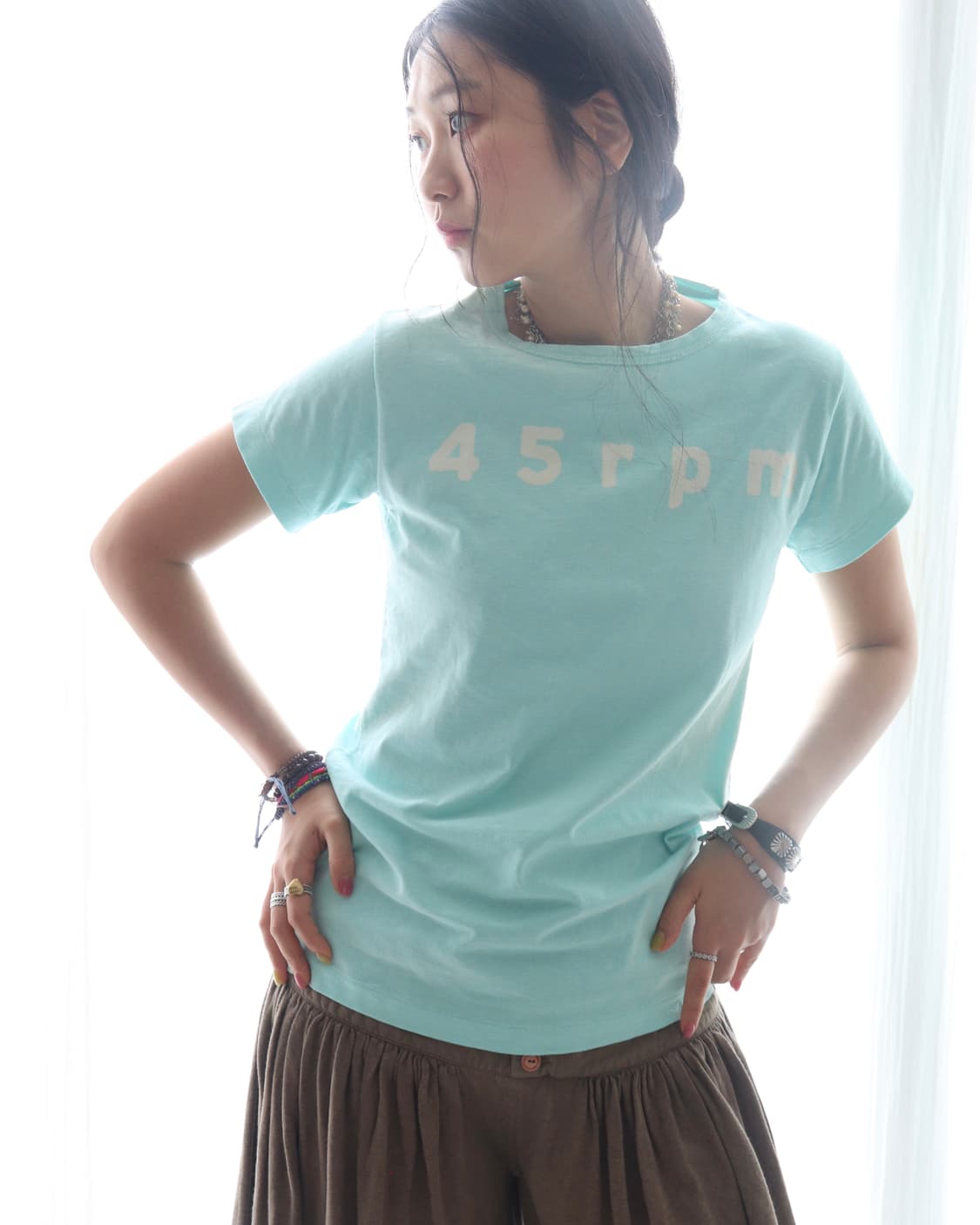 [45rpm] Mint Logo T-Shirt 상품이미지4