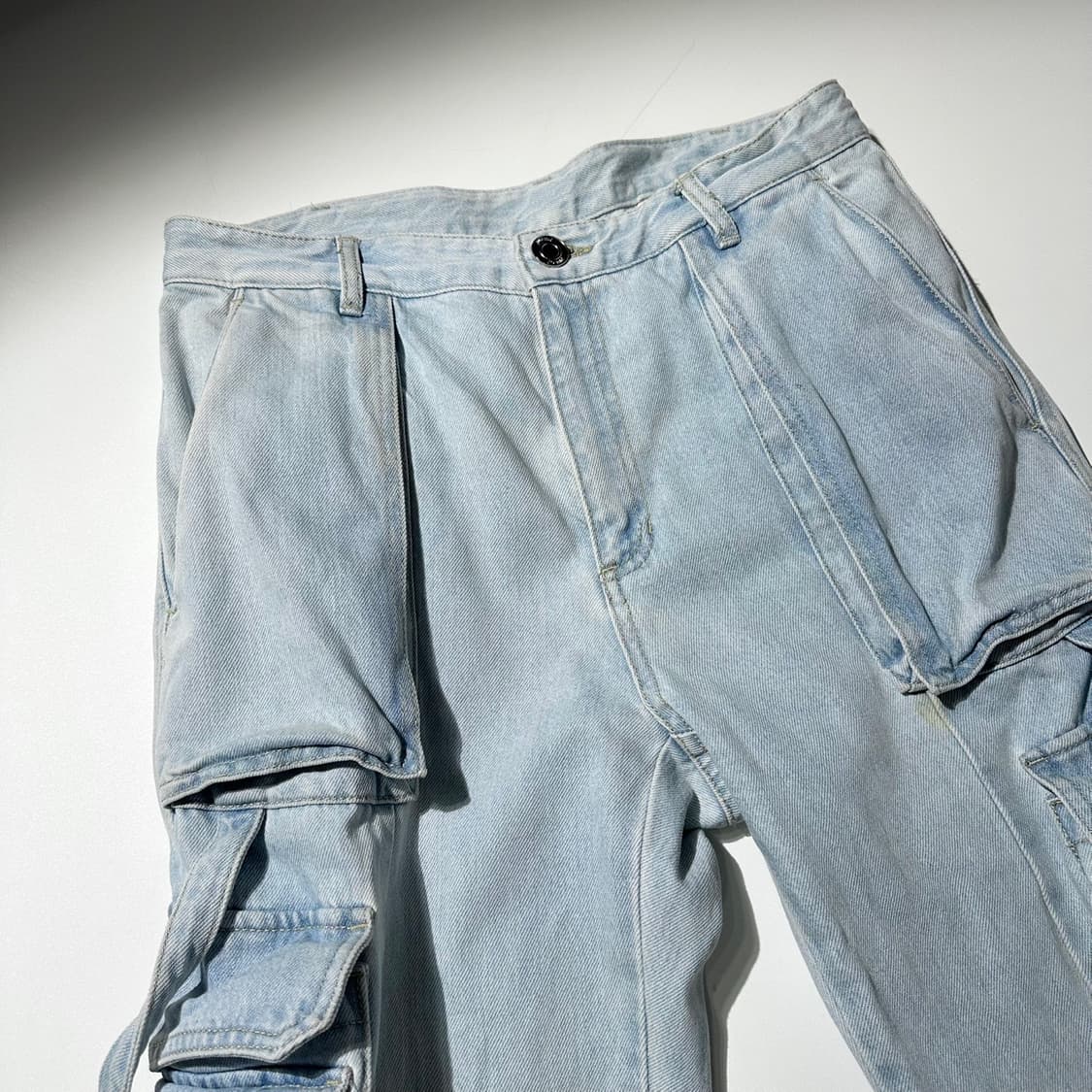 준지 데님 카고 조거 팬츠 상품이미지3