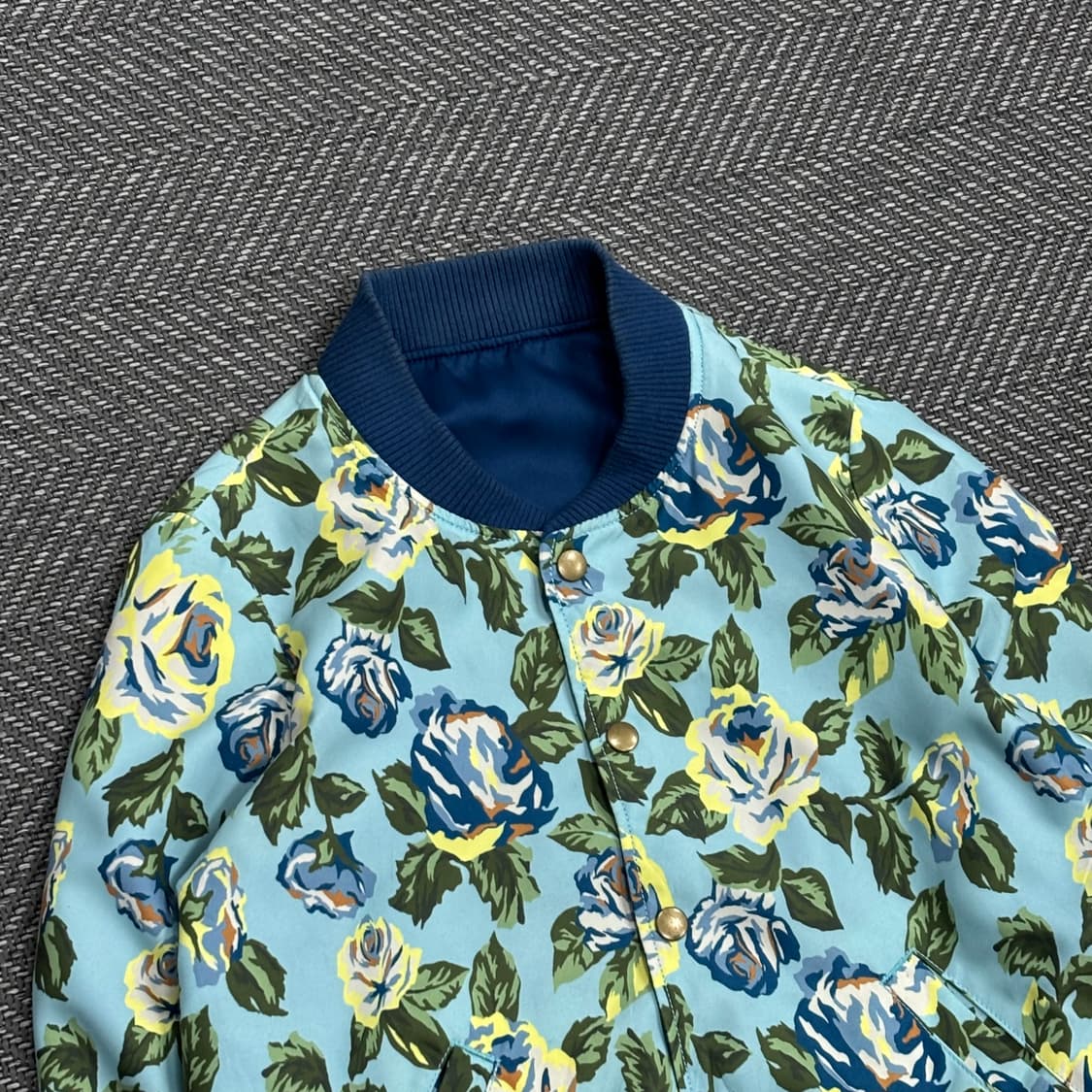 빔즈 플라워 리버시블 블루종 V0552  상품이미지5