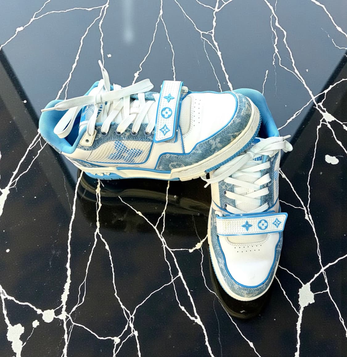 260~265/ 루이비통 벨크로 데님 마린 스니커즈 상품이미지2