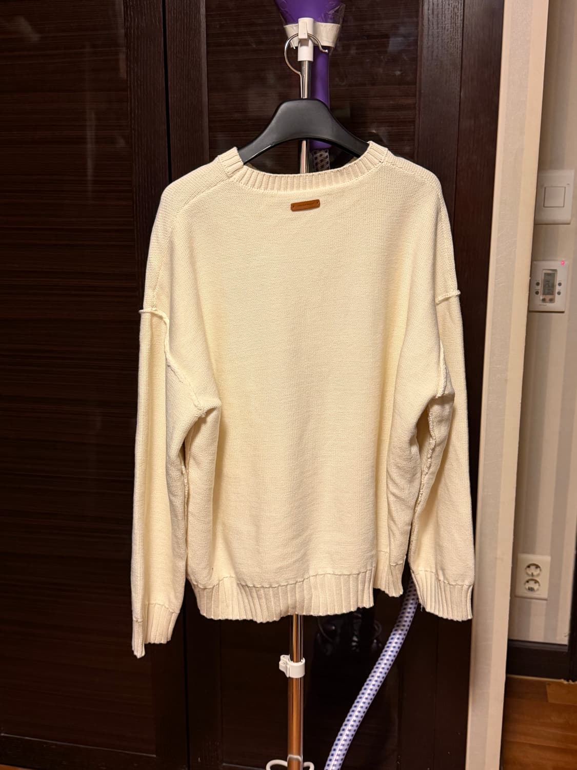 [남성S]캠퍼우드 아이보리 니트 상품이미지3