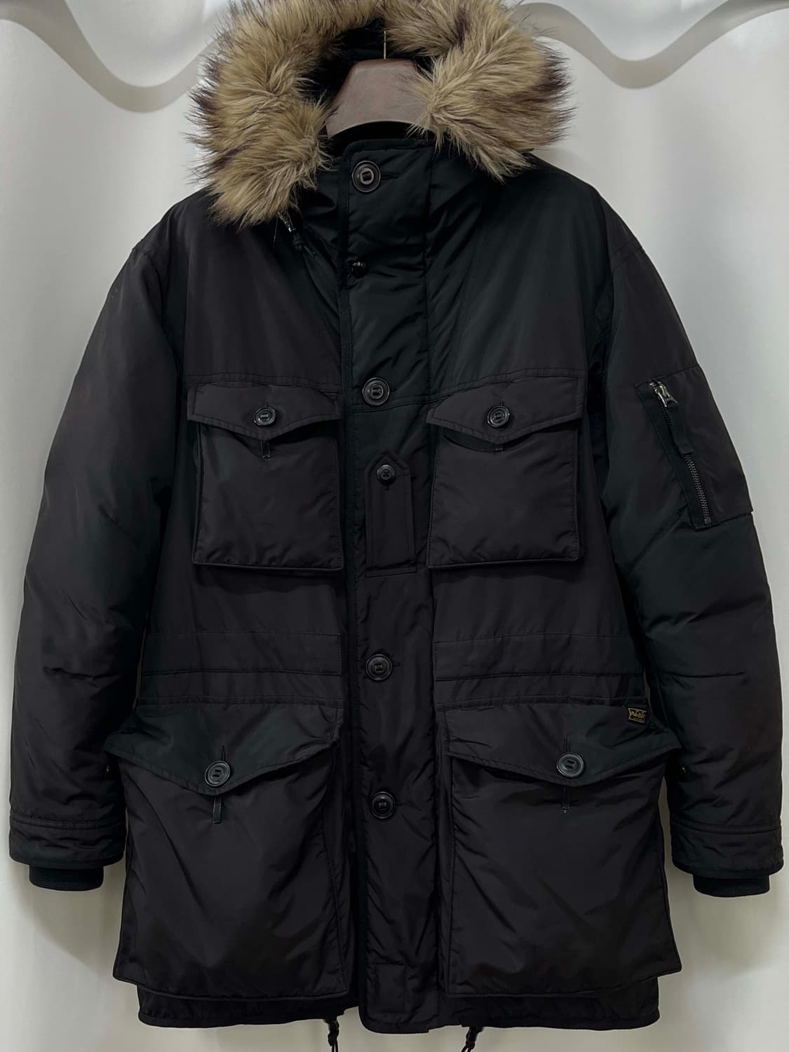 폴로 랄프로렌 캐나다군 IECS 콜드웨더 블랙 다운파카 자켓 상품이미지1