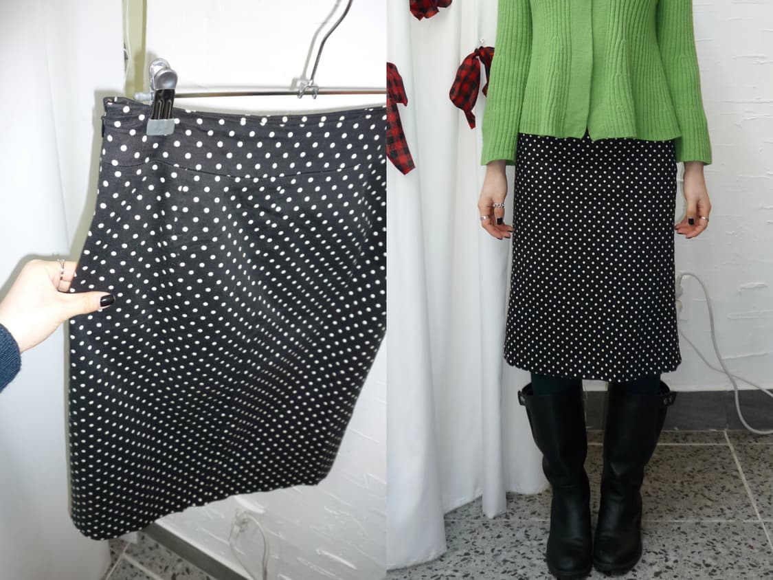 Spring dot midi skirt 상품이미지1