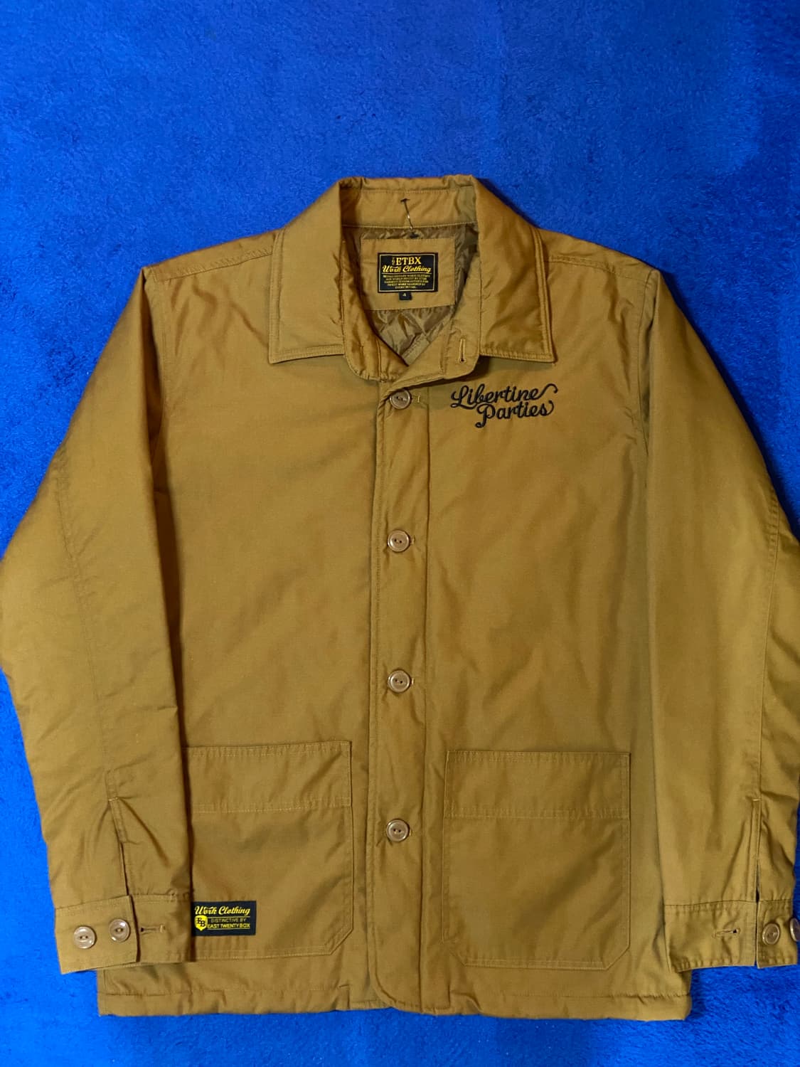 JPN Vintage ETBX Work Clothing 워크 자켓 카멜 상품이미지1