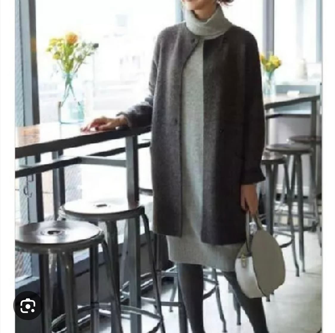 여자 유니클로 트위드니트 가디건 M 상품이미지2