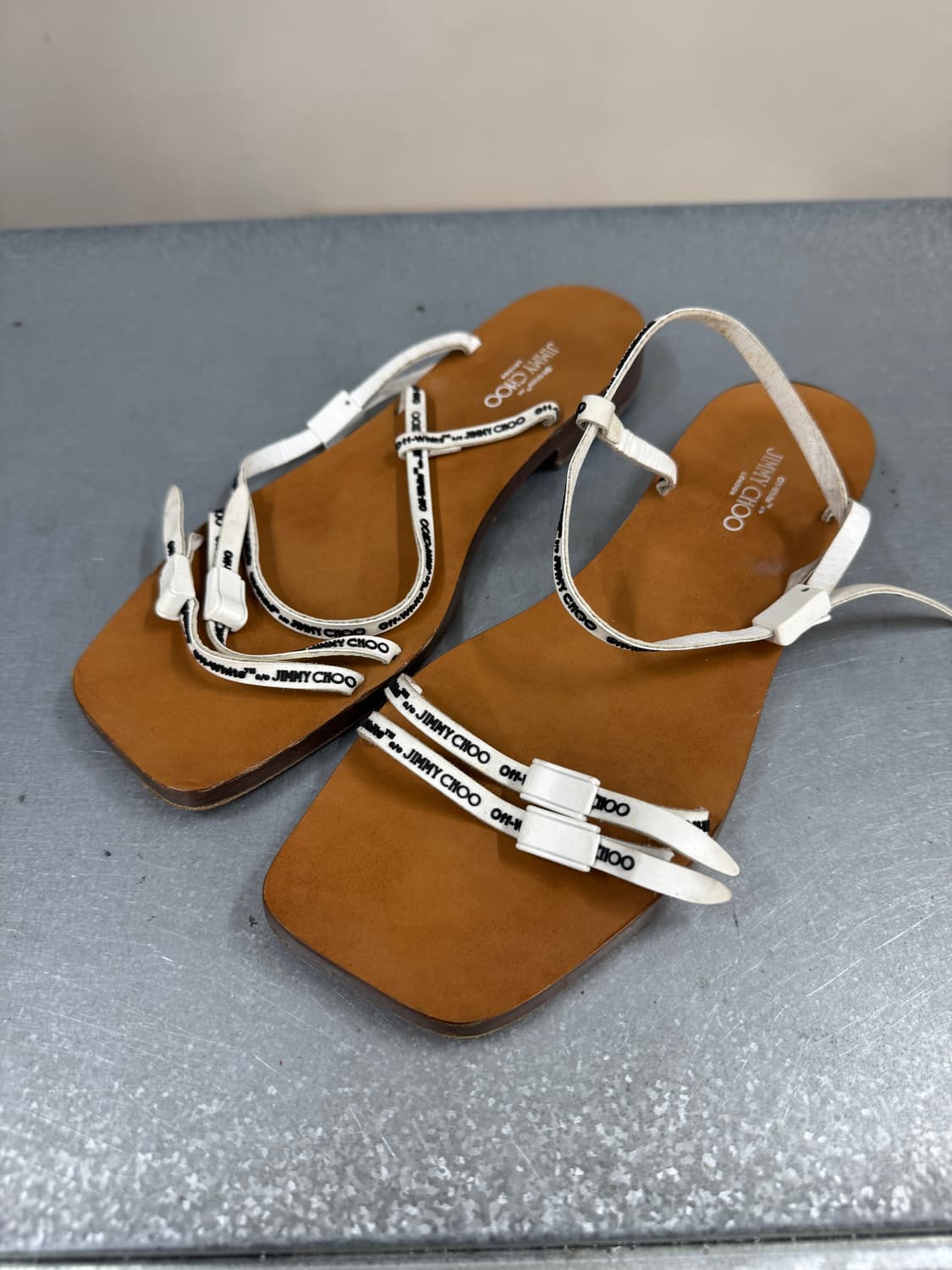 지미추 x 오프화이트 플랫 슈즈 36 상품이미지2