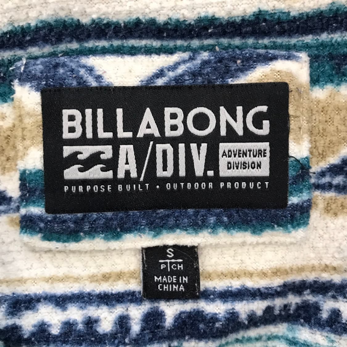 빌라봉 BILLABONG 패턴 하프집업 플리스 [95] 상품이미지5