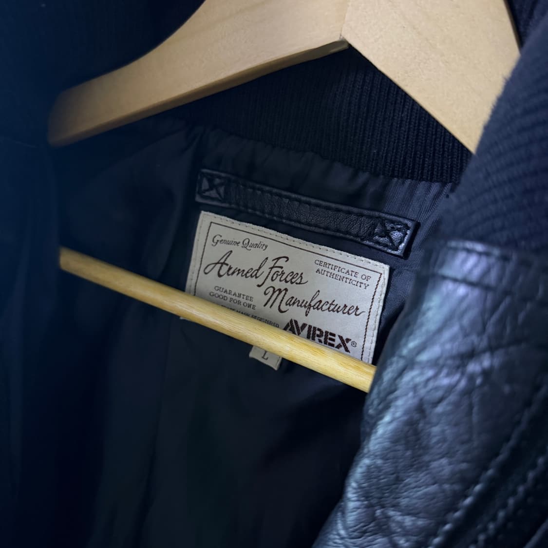 아비렉스 아카이브 가죽 자켓 B-15 L (남성 100정도) 상품이미지9