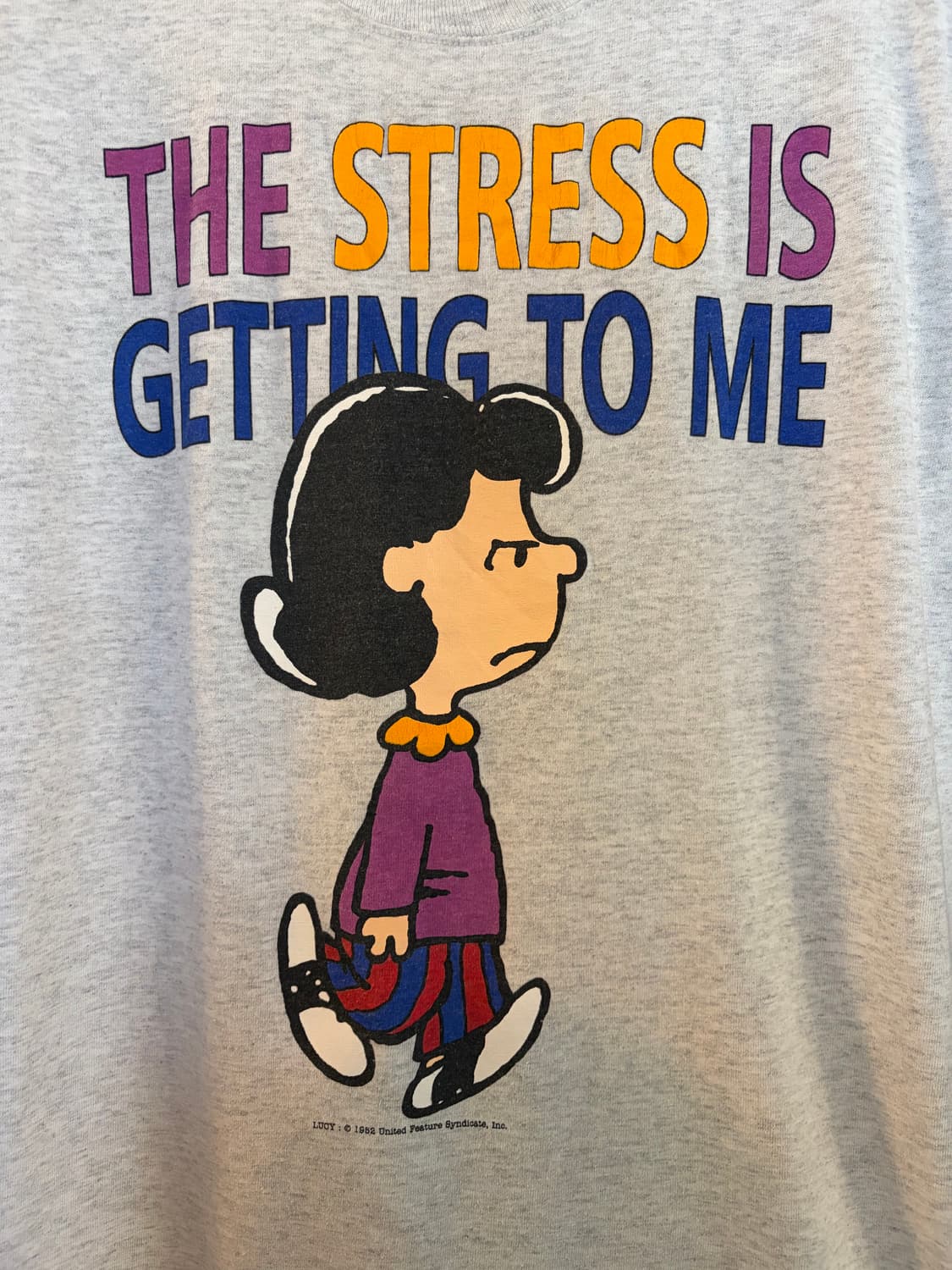 90s snoopy peanuts T 빈티지 스누피 루시 티셔츠 상품이미지3