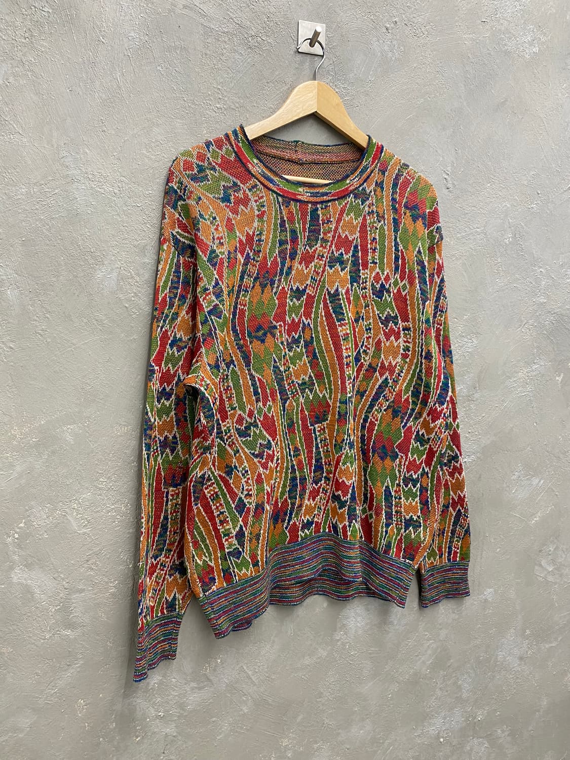[48] 90s Missoni 미쏘니 이태리 메이드 에스닉 니트 상품이미지4