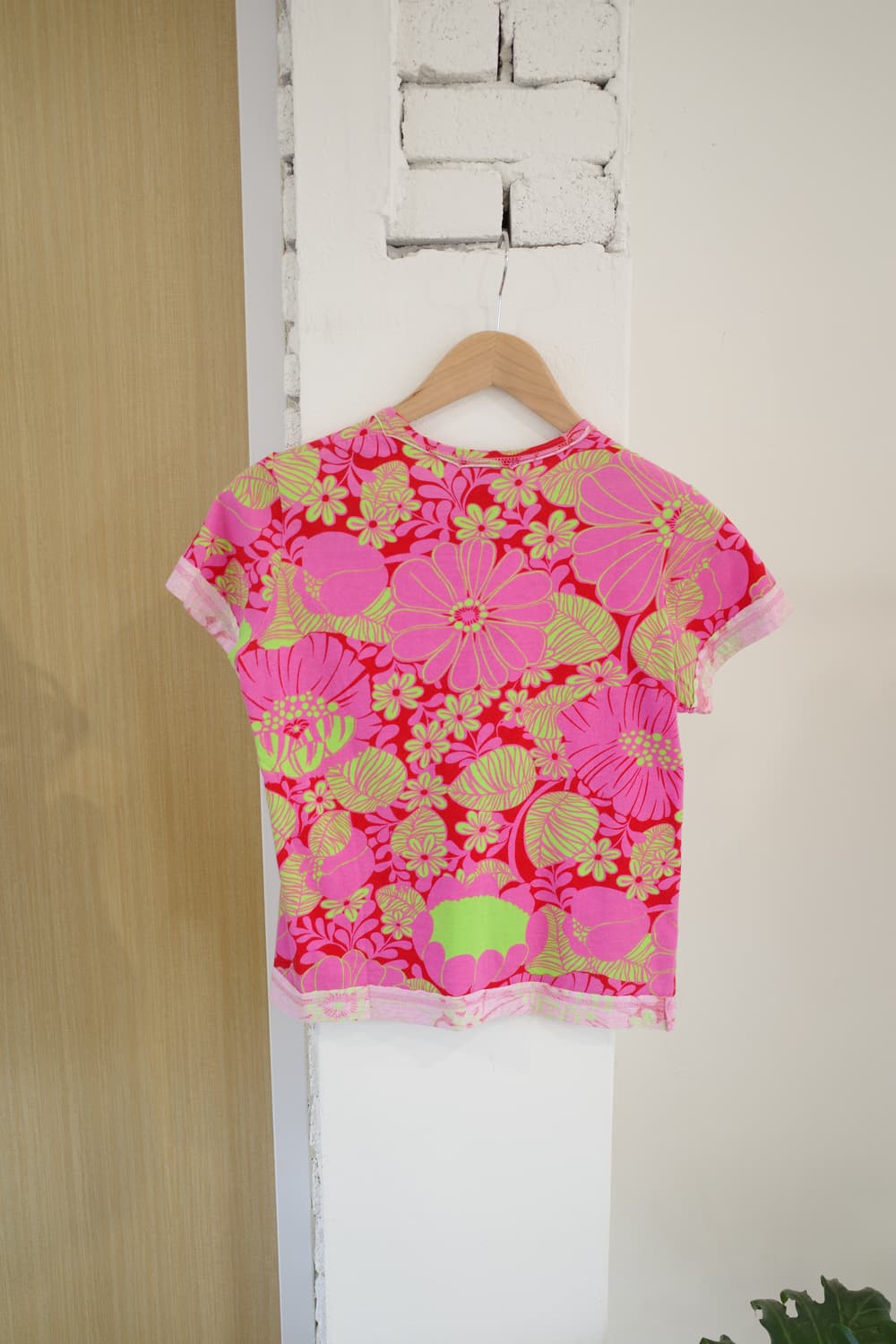 Comme des Garcons Pink Flower T-shirt 상품이미지8