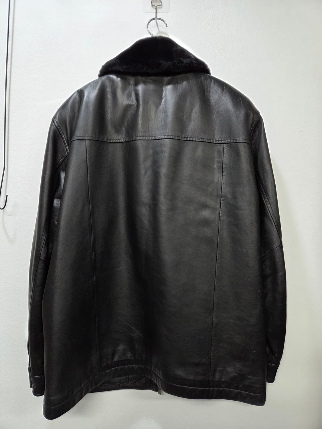 윈디크로드 양가죽재킷 봄버 점퍼 퍼카라 100사이즈 상품이미지5