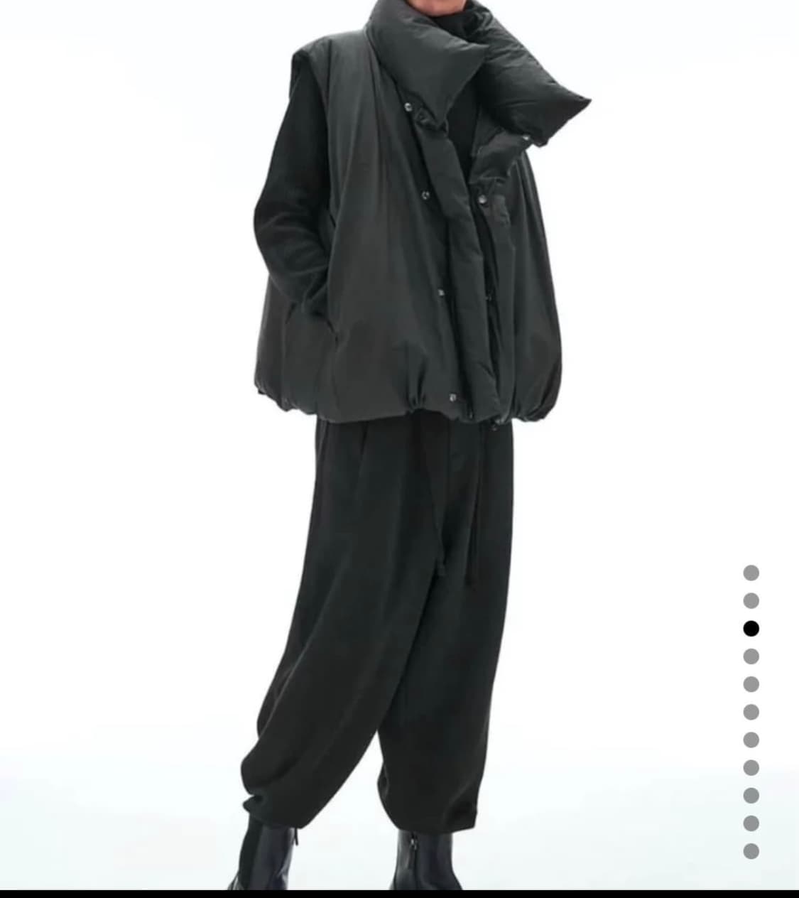 시스템옴므 크링클 구스다운 패딩베스트 105 상품이미지4