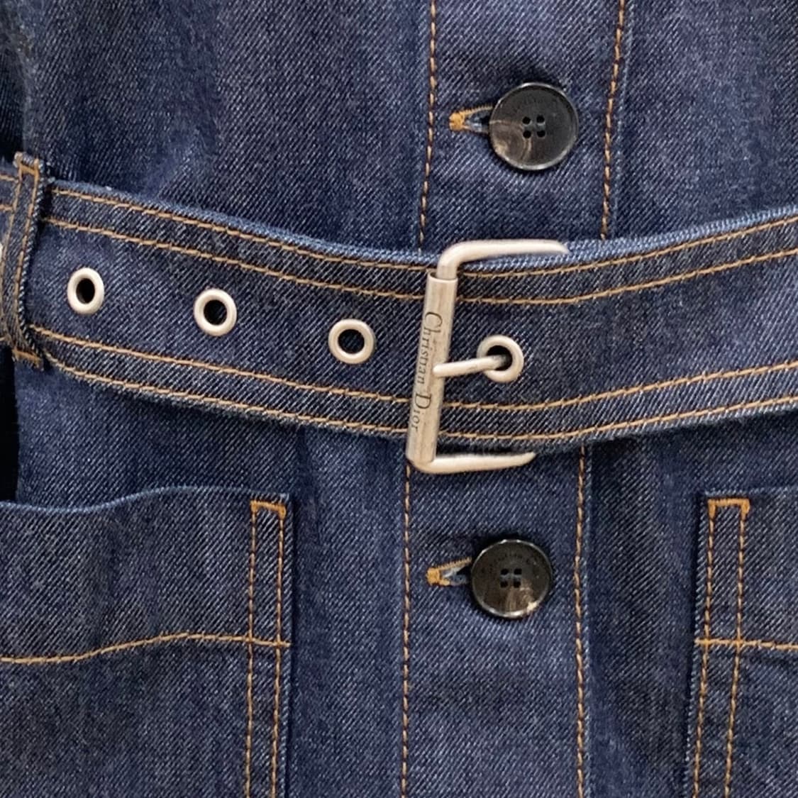 크리스찬 디올 쿠튀르 데님 벨트 투피스 상품이미지8