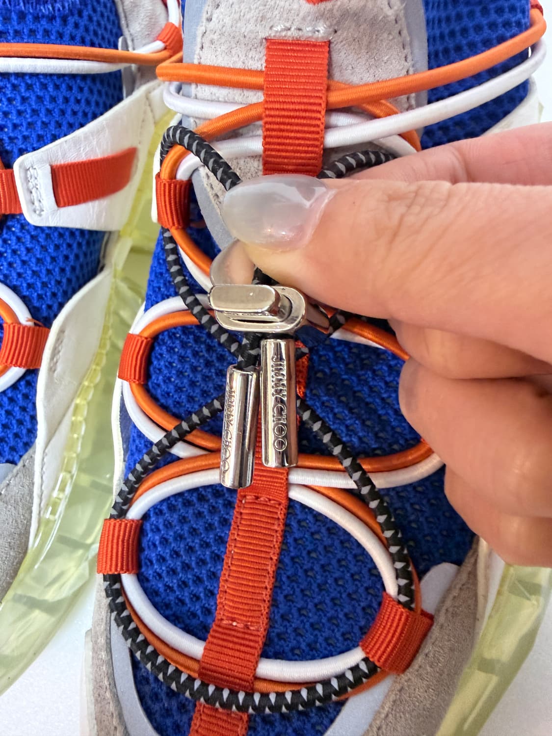 지미추(JIMMY CHOO) 다이아몬드 멀티컬러 스니커즈 35 (225 상품이미지7