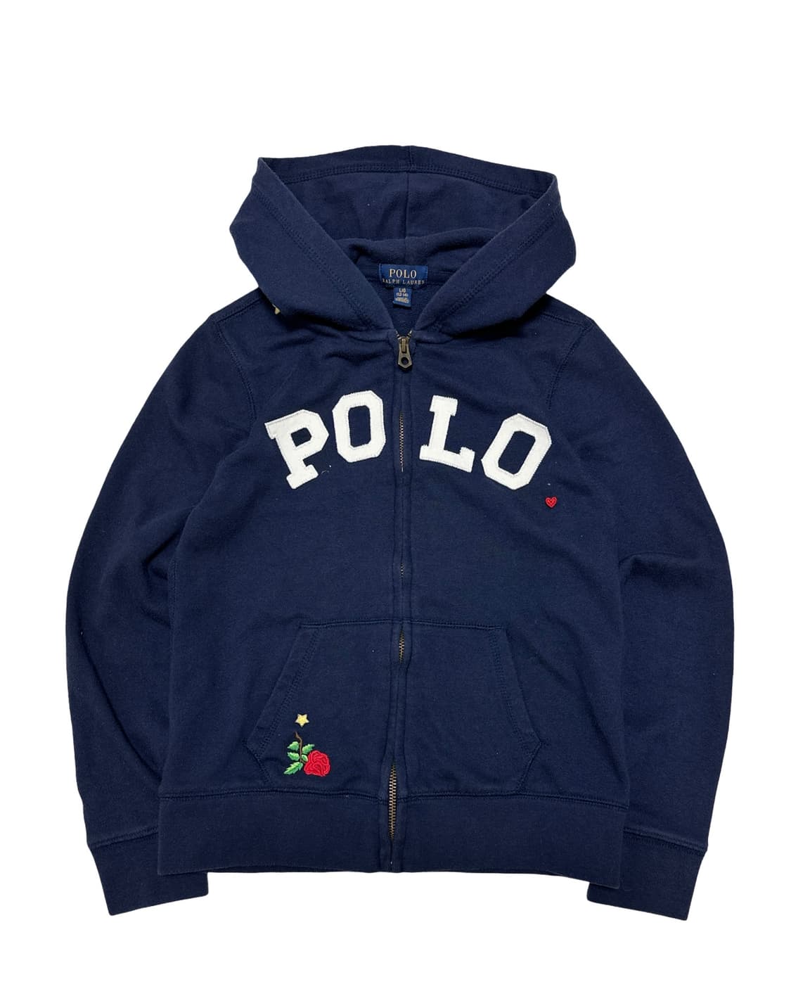 폴로 랄프로렌 네이비 후드집업 상품이미지1