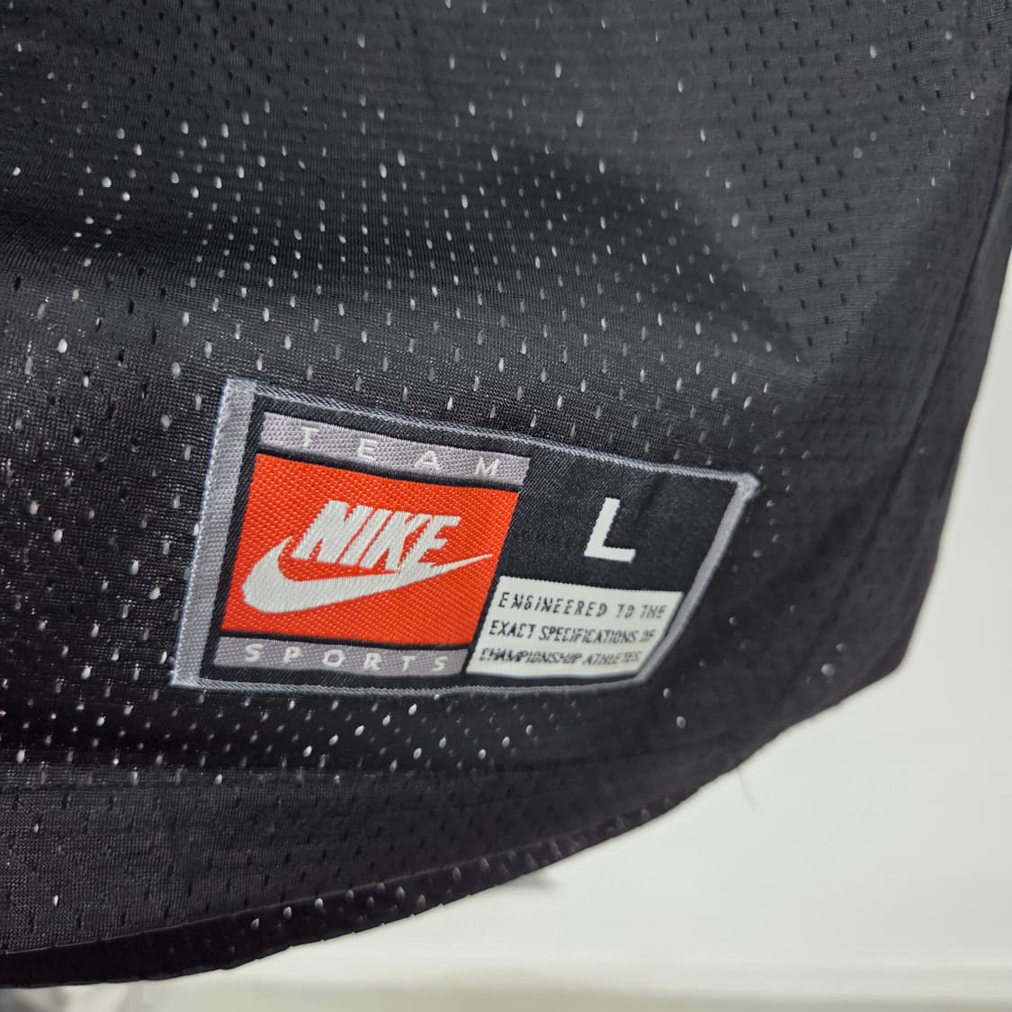 나이키 블랙 메쉬 #3 유니폼 져지 남L 상품이미지2
