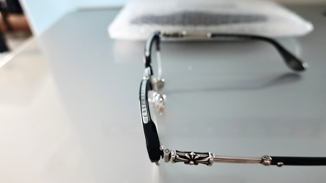 크롬하츠 보넨노이슈어2 블랙/브러쉬드실버 안경 상품이미지4