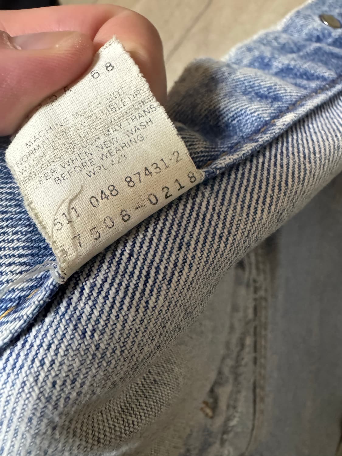 빈티지 리바이스 청자켓 M~L입는분 추천 상품이미지3
