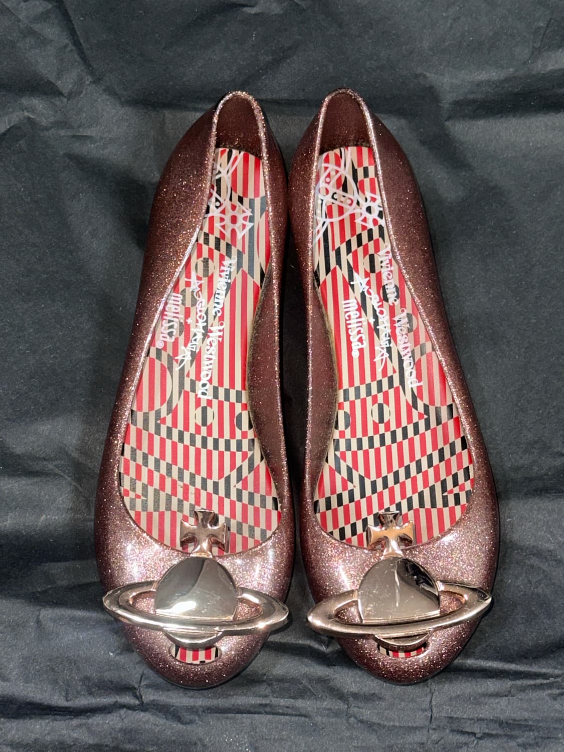 비비안웨스트우드 로즈골드 젤리슈즈 235 상품이미지2