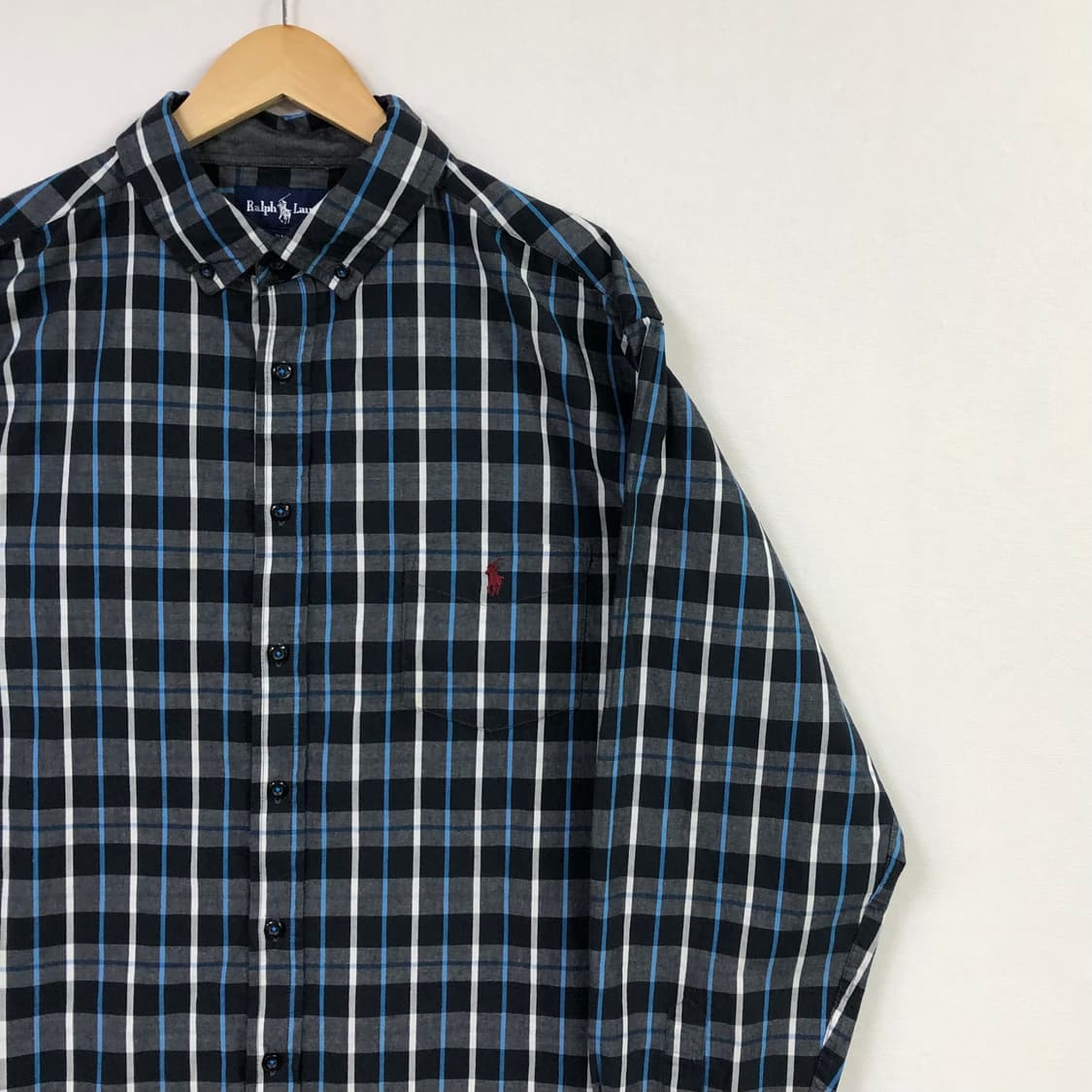 Xxl 폴로 체크 셔츠 상품이미지1